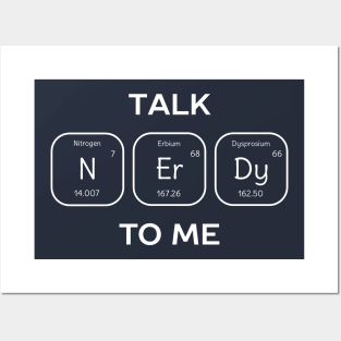 Funny Nerdy Chemistry Science T-Shirt Posters and Art